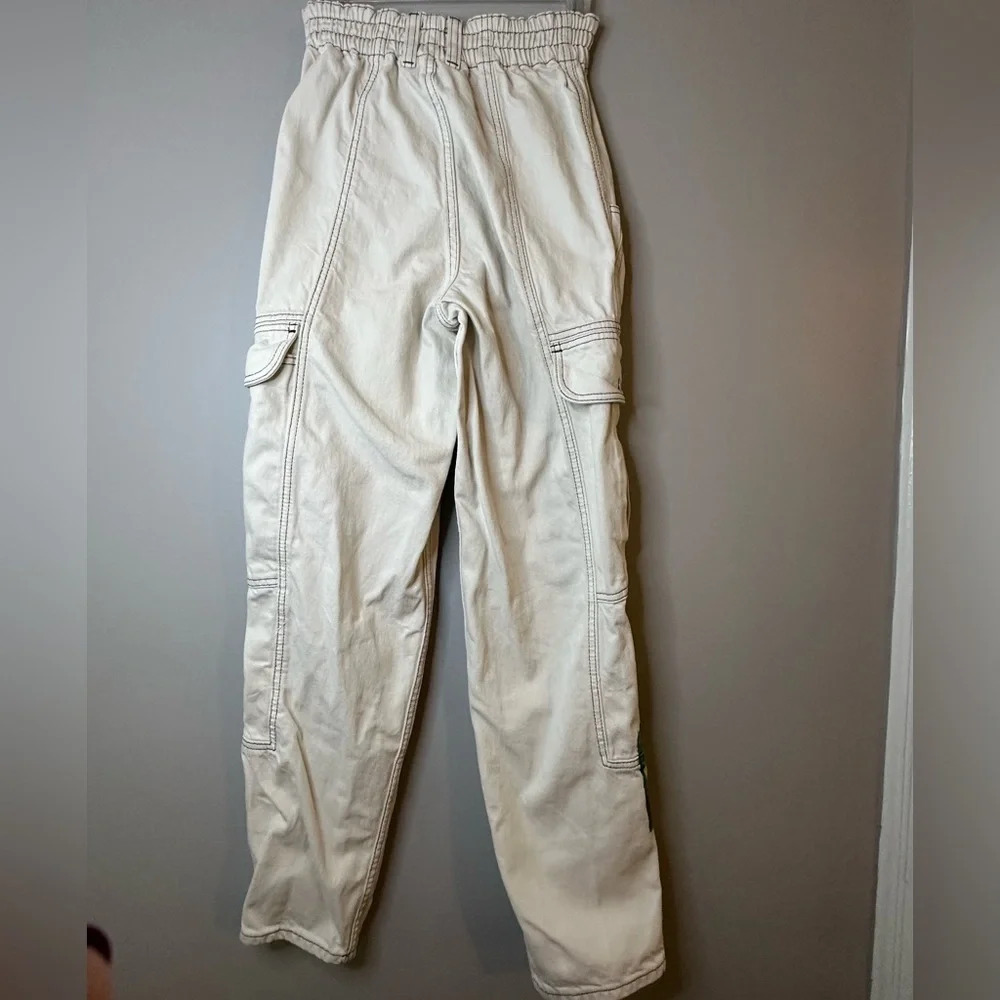 Urban Outfitters graffiti relaxed skate cargo pants. Sz 24 - Picture 8 of 10